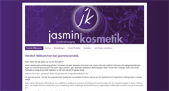 Desktop Screenshot of jasminkosmetik.de